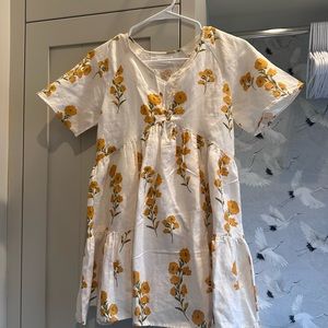 Zara dress with yellow flowers